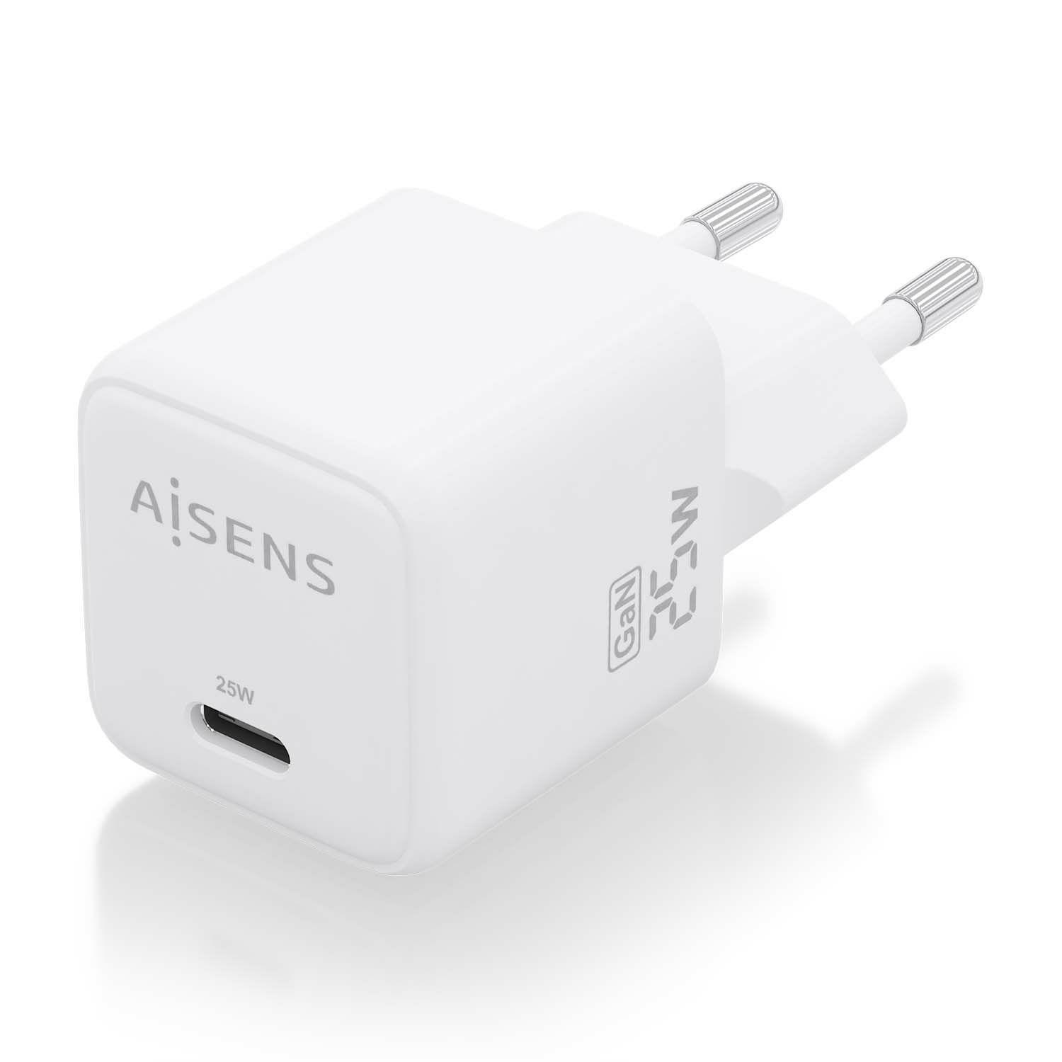 Carregador de Parede AISENS ASCH-25W1P012-W (25 W - Branco), miniatura 2