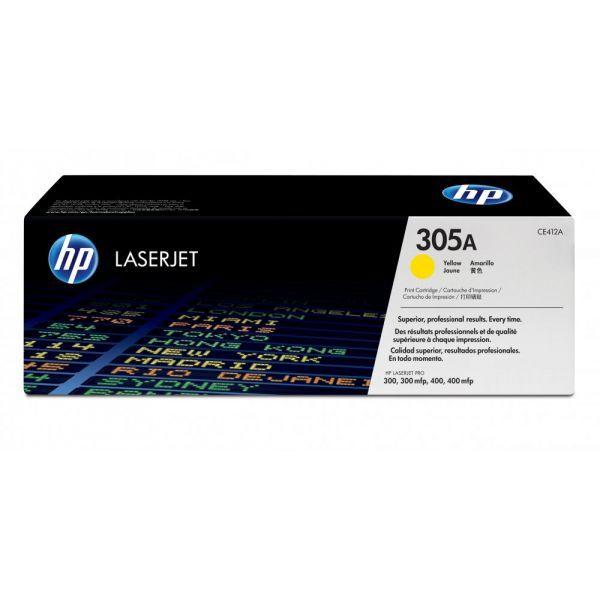 Toner HP 305A CE412A (2600 páginas - Amarelo)