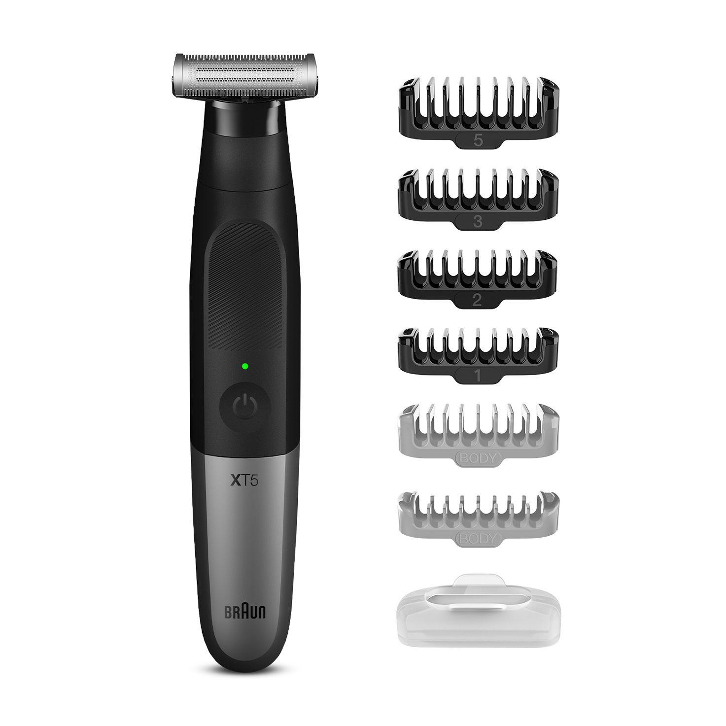 Máquina de Barbear e Aparador BRAUN Series X XT5200 (Preto e Metálico)