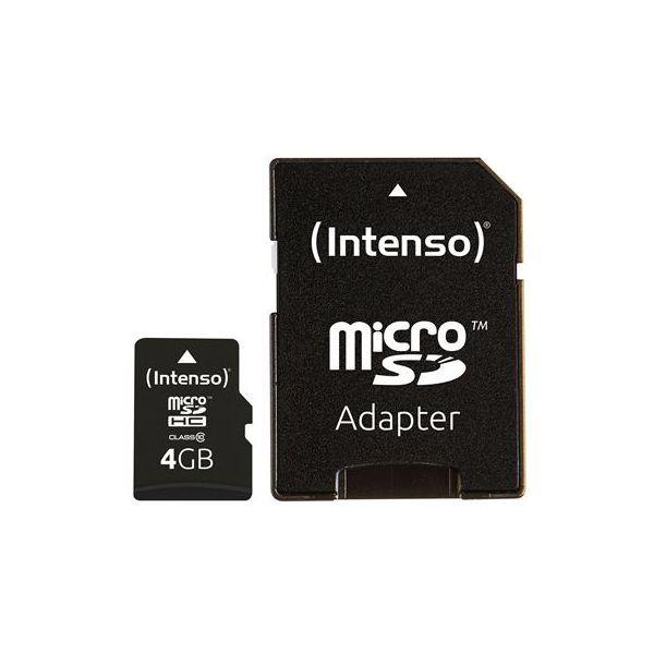 Cartão de Memória INTENSO 4 GB Classe 10 (4GB - Classe 10 - 25 MB/s - Preto), miniatura 2