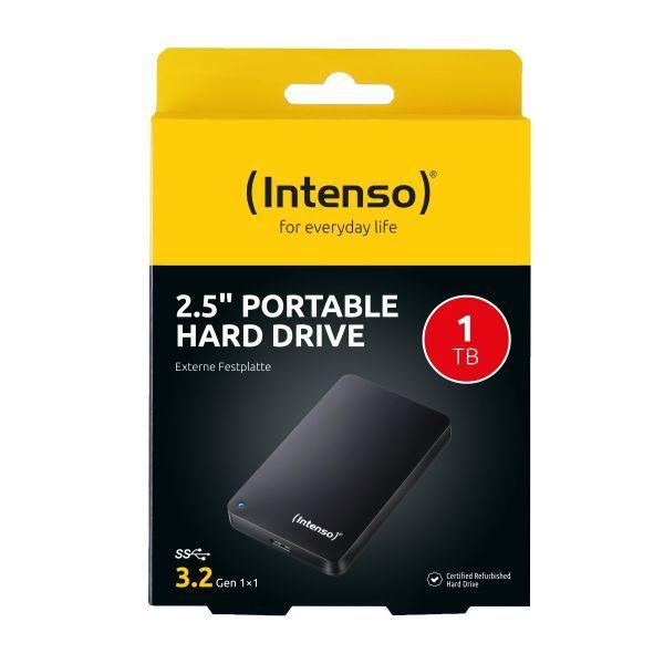 Disco Rígido Externo HDD INTENSO MemoryCase 6021660 (1 TB - 2.5 " - USB 3.2 Gen 1 - Preto) — miniatura 3