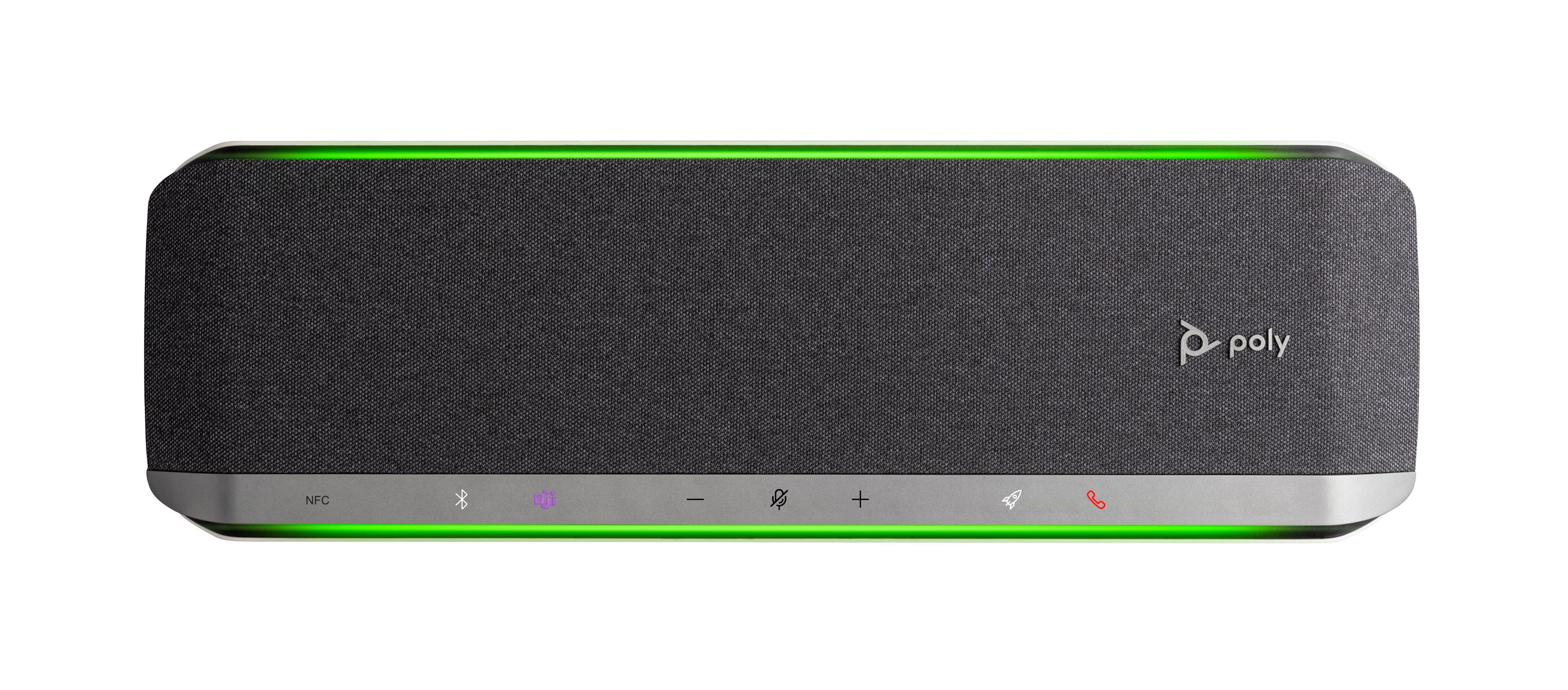 Alta-voz de Conferência POLY Sync 60 (USB/Bluetooth - Com fios e sem fios - Prateado) — miniatura 4