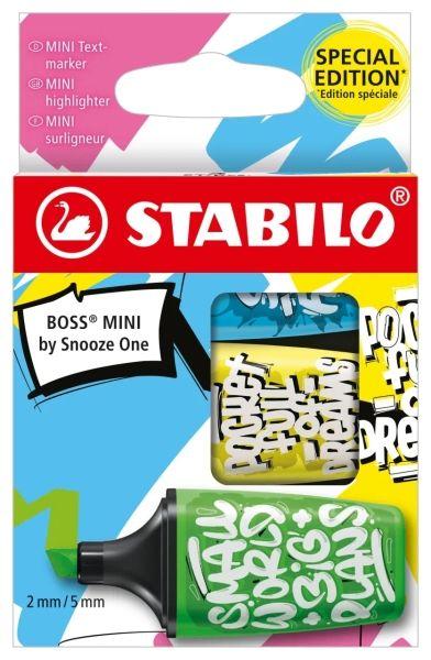 Marcadores Fluorescentes STABILO BOSS MINI by Snooze One (Multicor)