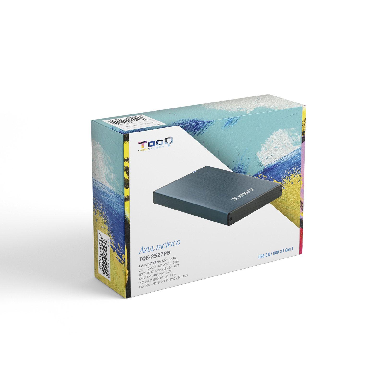 Caixa Externa TOOQ TQE-2527PB (4 TB - 2,5" - Azul) — miniatura 6