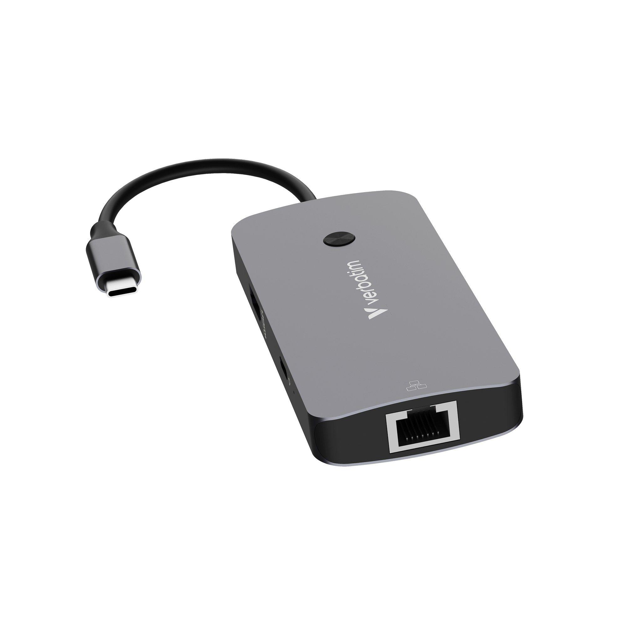 Hub USB-C VERBATIM CMH-05 (0,15 m - Prateado) — miniatura 9