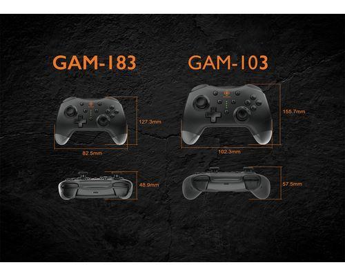 Comando Gaming DELTACO GAM-183 (Nintendo Switch - Bluetooth 5.1 - Preto) — miniatura 2