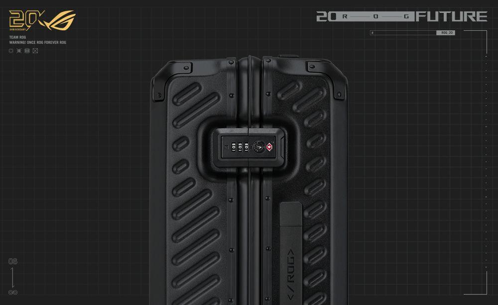 Mala de Viagem Trolley ASUS ROG SLASH Edition 20 (Policarbonato - Preto) — miniatura 17