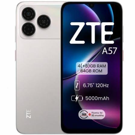 Smartphone ZTE A57 (4GB/64GB - 6,75" - Prateado)