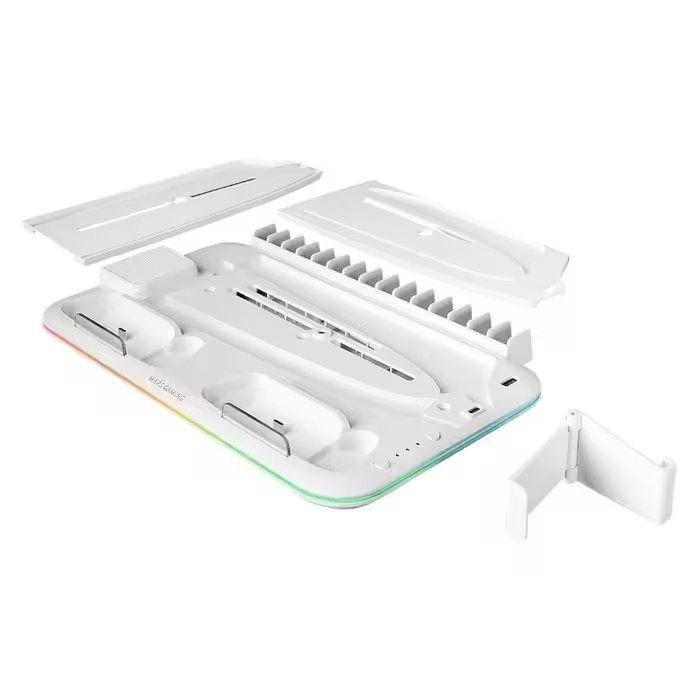 Suporte Multifuncional MARS GAMING MPS5-B2 (Branco), miniatura 3