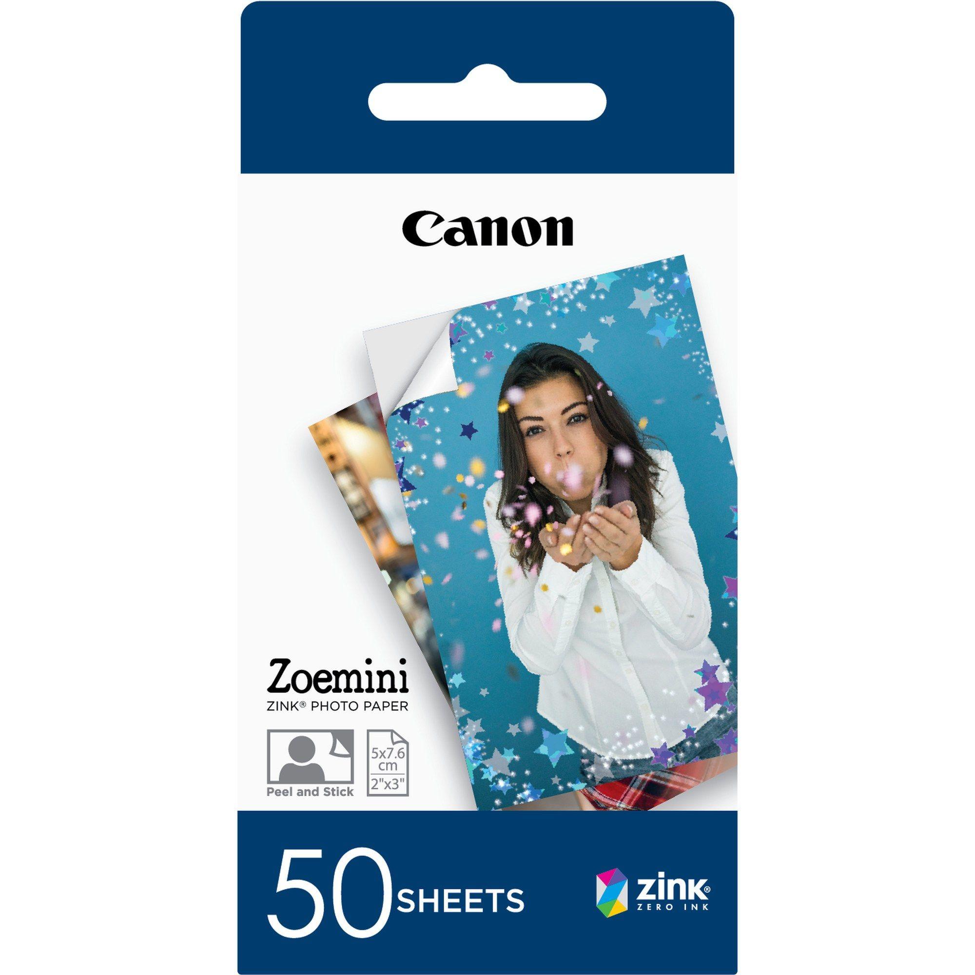 Papel Fotográfico ZINK CANON ZP-2030 (Impressoras Canon Zoemini - Branco)