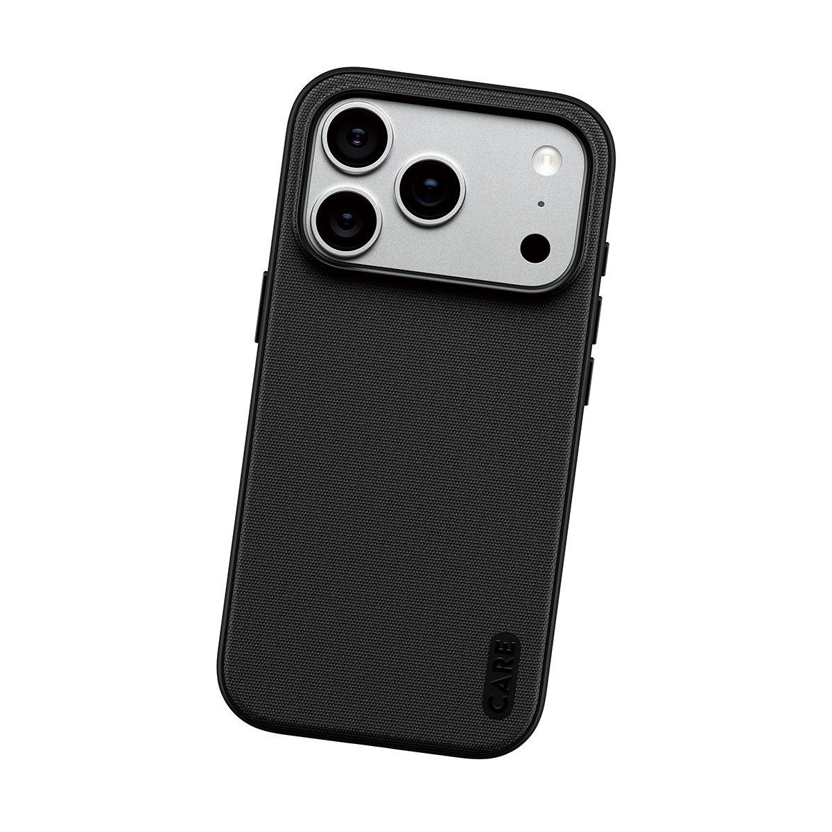 Capa PANZERGLASS CARE Fusion Fabric MagSafe (6,3" - Apple - Preto)