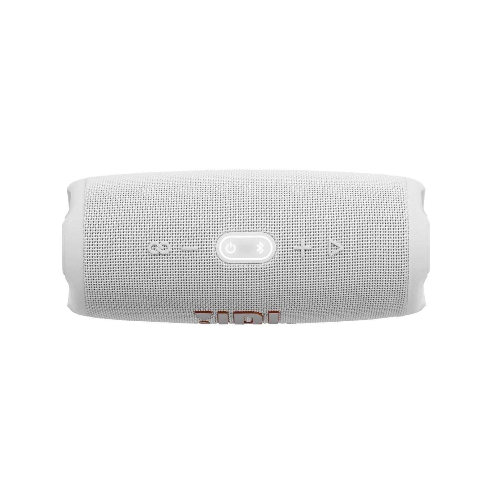 Coluna Portátil Estéreo JBL Charge 5 (40 W - USB Type-C - Branco) — miniatura 6