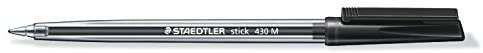 Caneta Esferográfica STAEDTLER Stick 430 (Vidro - Preto)