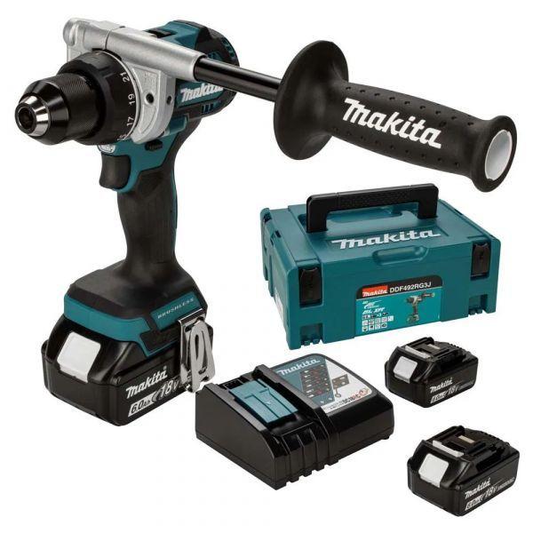 Berbequim Aparafusador MAKITA DDF492RG3J (Metal)