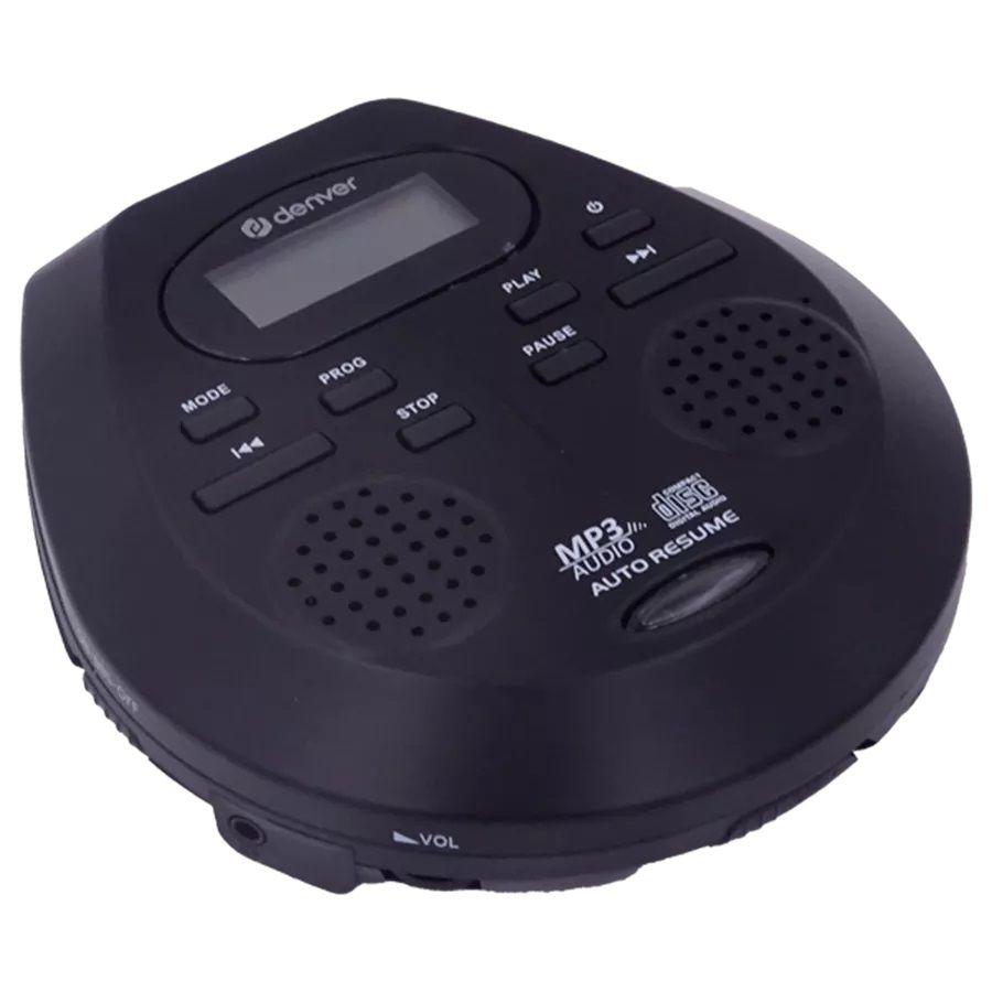 Leitor de CD Portátil DENVER DMP-395B (3,5 mm - Preto) — miniatura 4