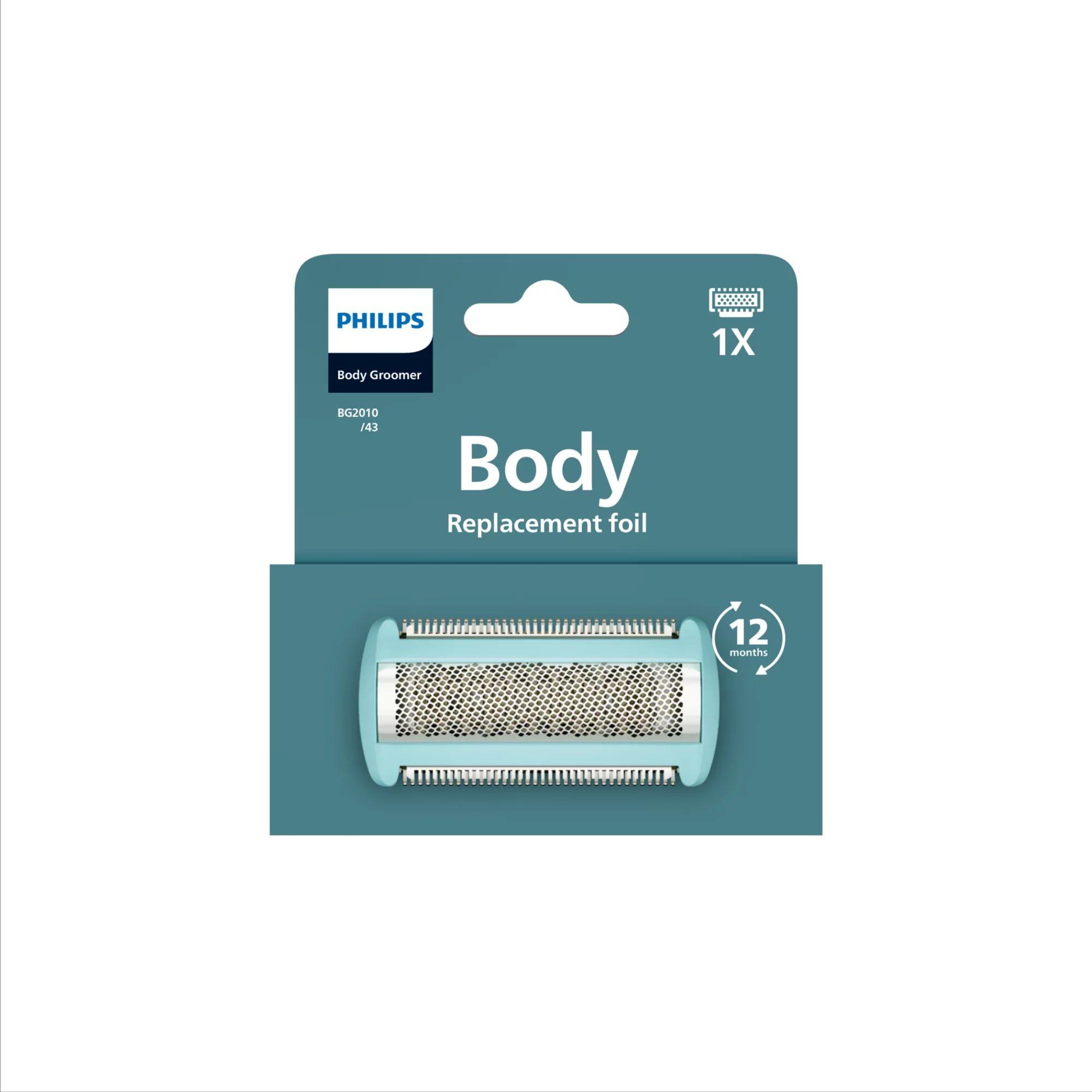 Cabeça com Rede de Substituição para Aparador Corporal PHILIPS BG2010/43 (Azul) — miniatura 2