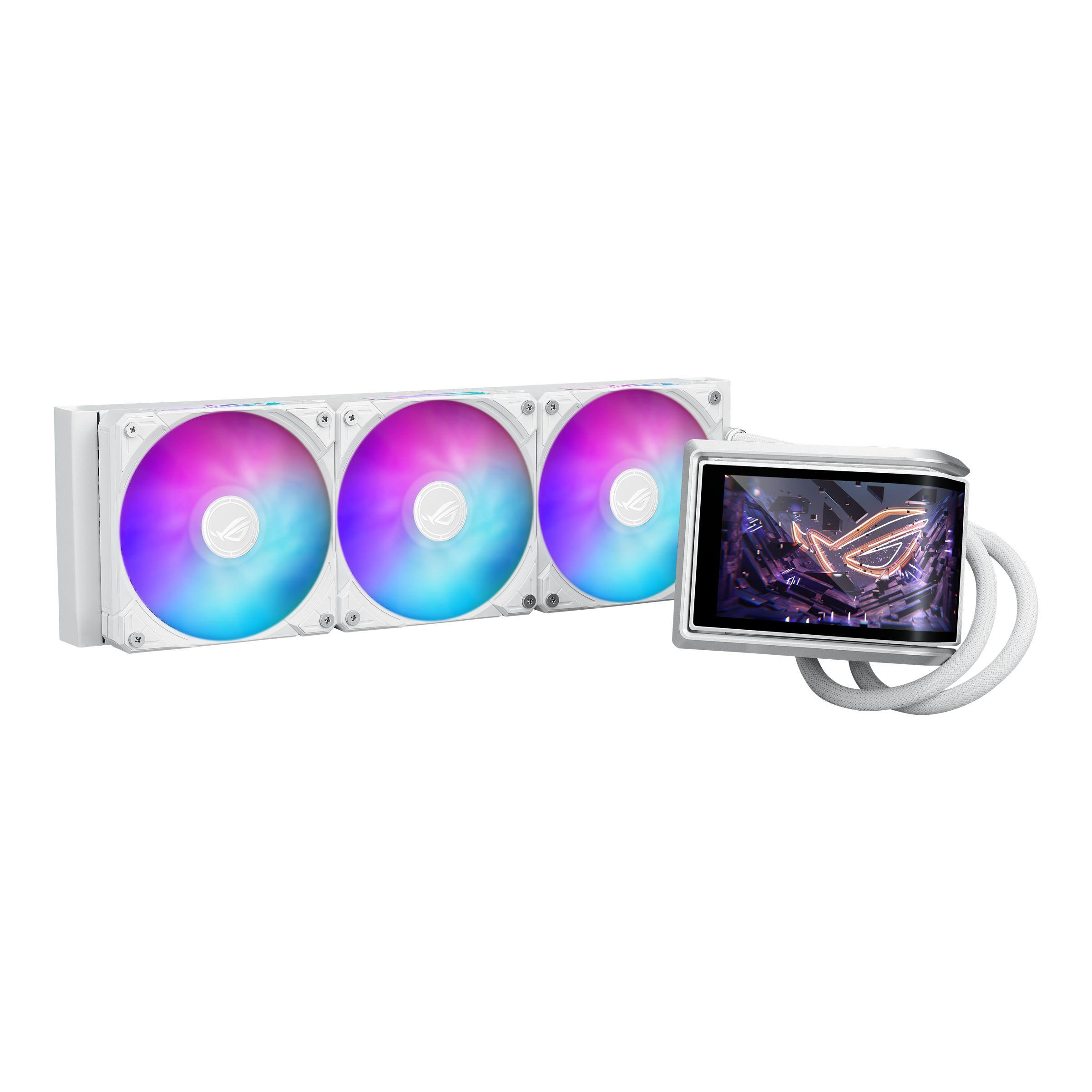 Sistema de Refrigeração Líquida Tudo-em-Um ASUS ROG RYUO IV 360 ARGB WHT (12 cm - 2200 RPM - Multi - Branco) — miniatura 7