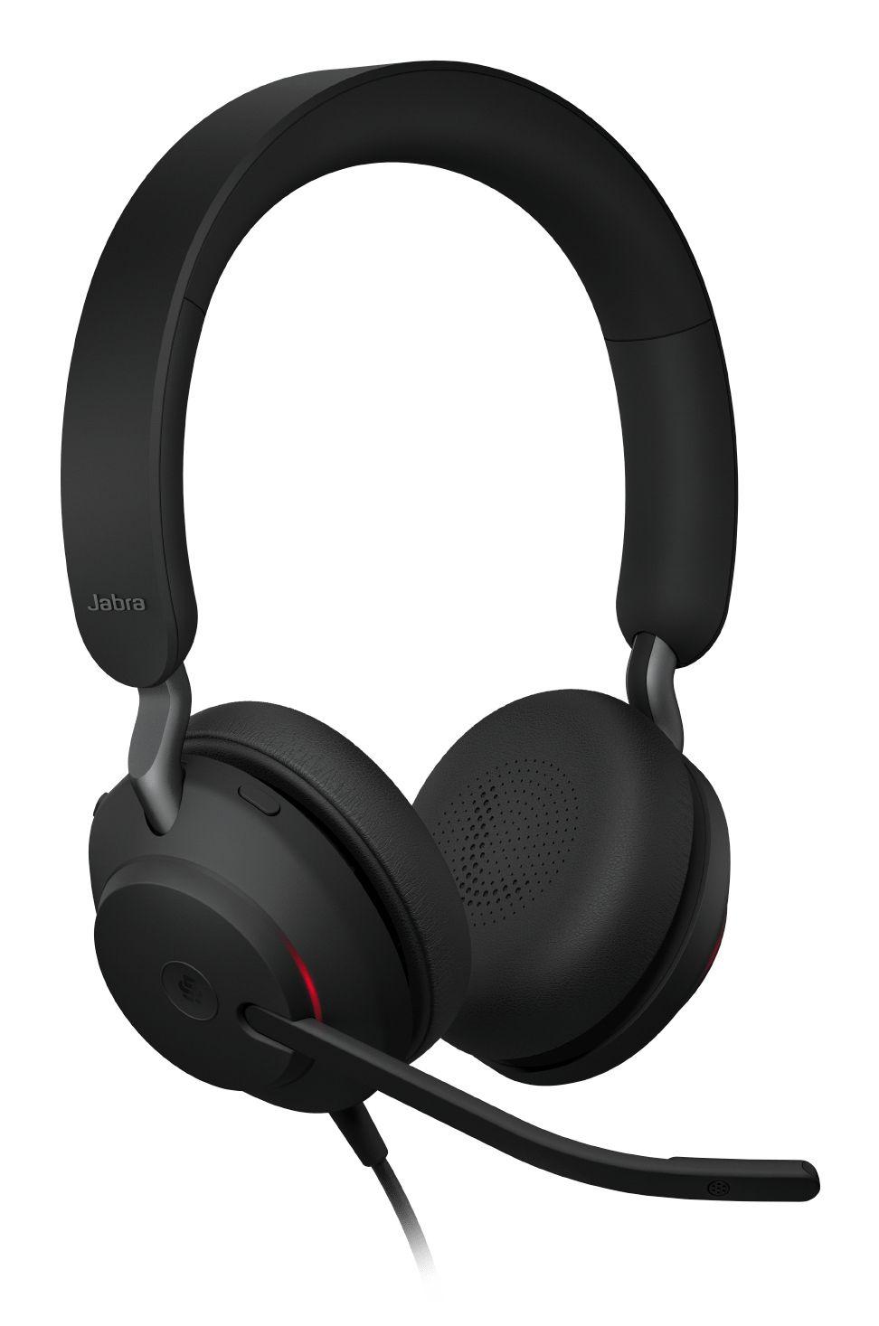 Headset JABRA Evolve2 40 SE UC (Binaural - Com fios - Circum-aural - Preto)