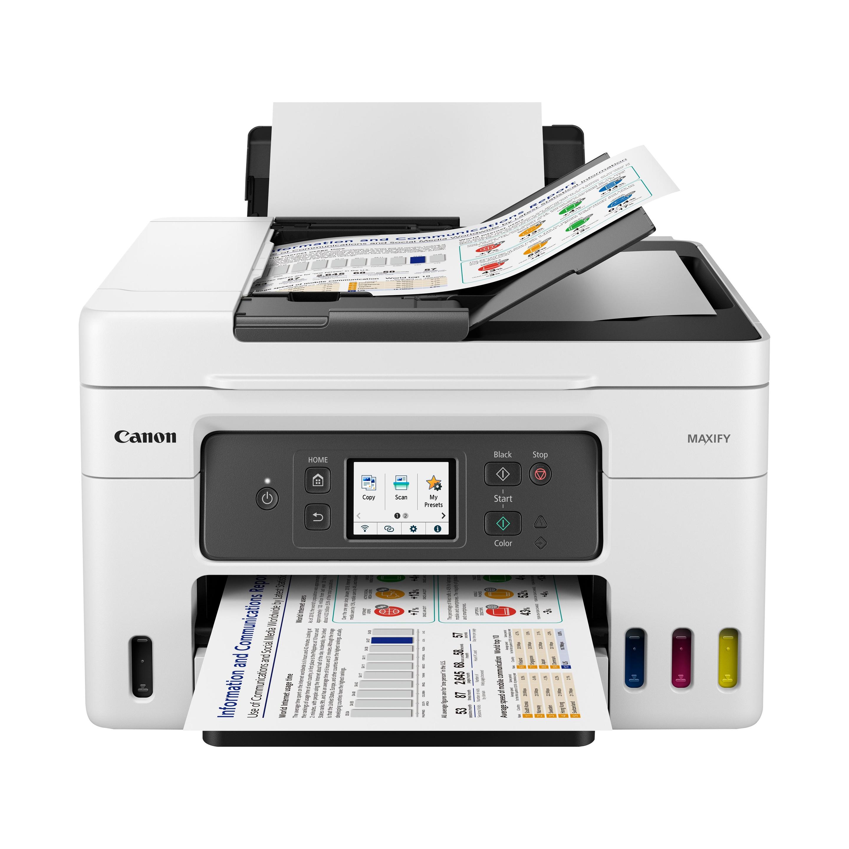 Impressora Multifunções CANON MAXIFY GX4050 (A4 - Impressão a cores - 350 folhas - Preto e Branco) — miniatura 2