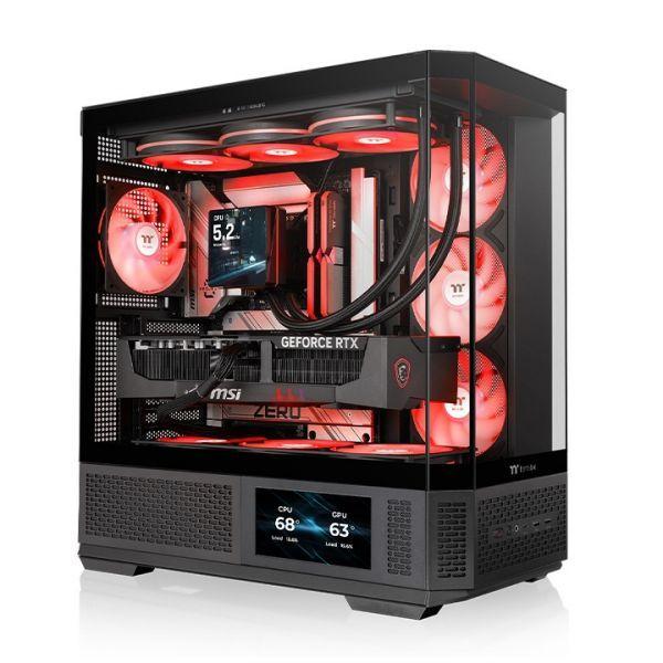Caixa PC THERMALTAKE View 370 TG ARGB (ATX, EATX, Micro-ATX, Mini-ITX - PS2 - 2.5" - Preto) — miniatura 2