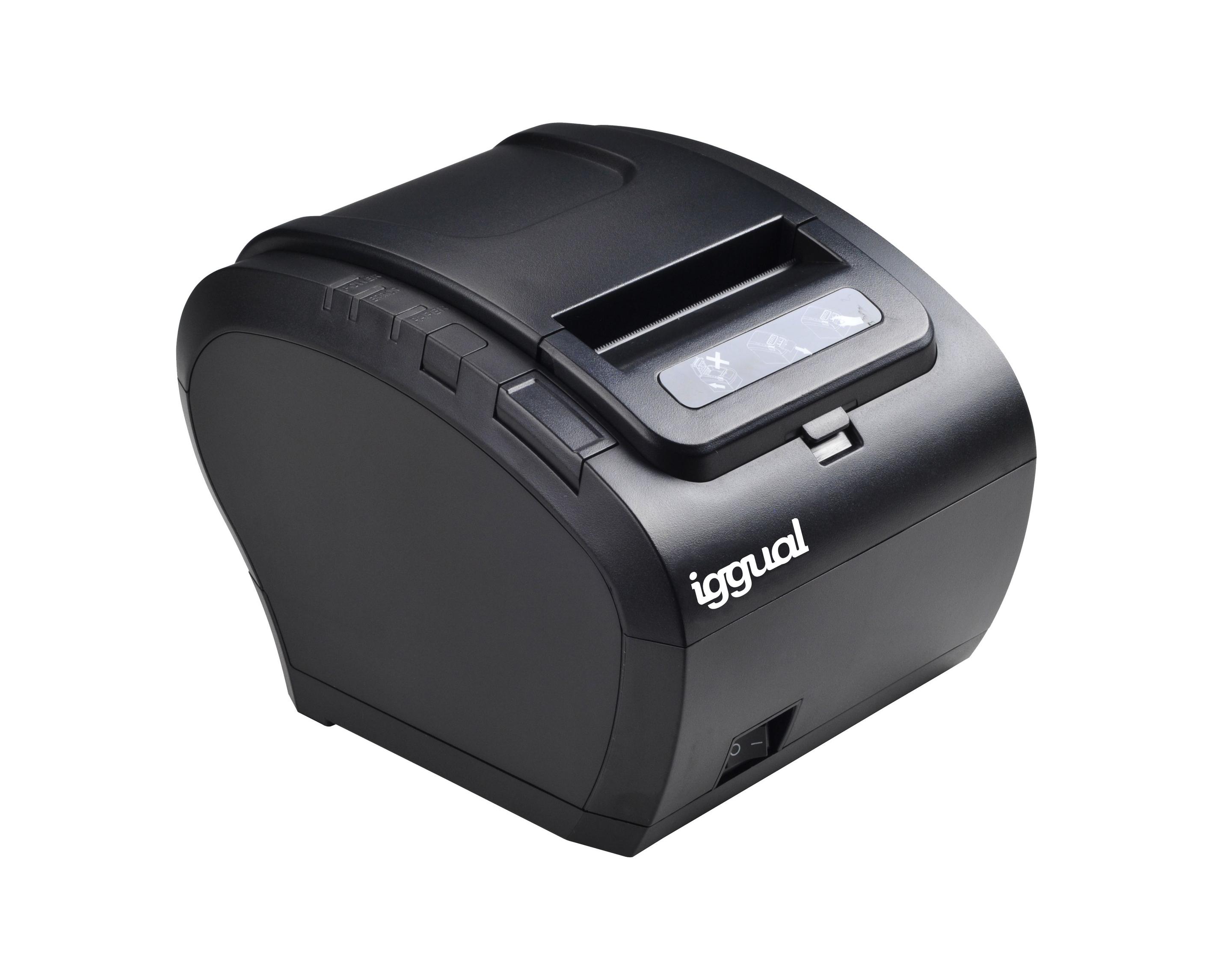 Impressora Térmica de Talões IGGUAL TP8002 (80 mm - Térmica directa - Com fios - Preto) — miniatura 9