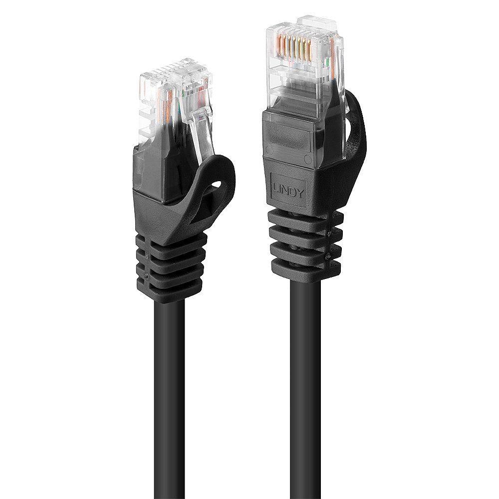 Cabo de Rede LINDY 48194 (3 m - Cat6 - RJ-45 macho - Preto)