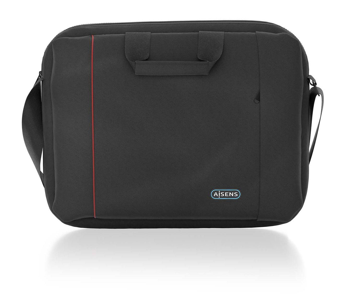 Mala para Portátil AISENS ASBG-BC023-BK (15,6" - Poliéster - 39,6 cm - Preto)