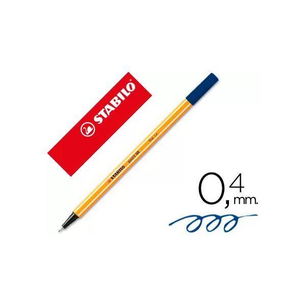 Marcador de Ponta de Fibra STABILO Point 88/41 (Metal - Azul Escuro), miniatura 2