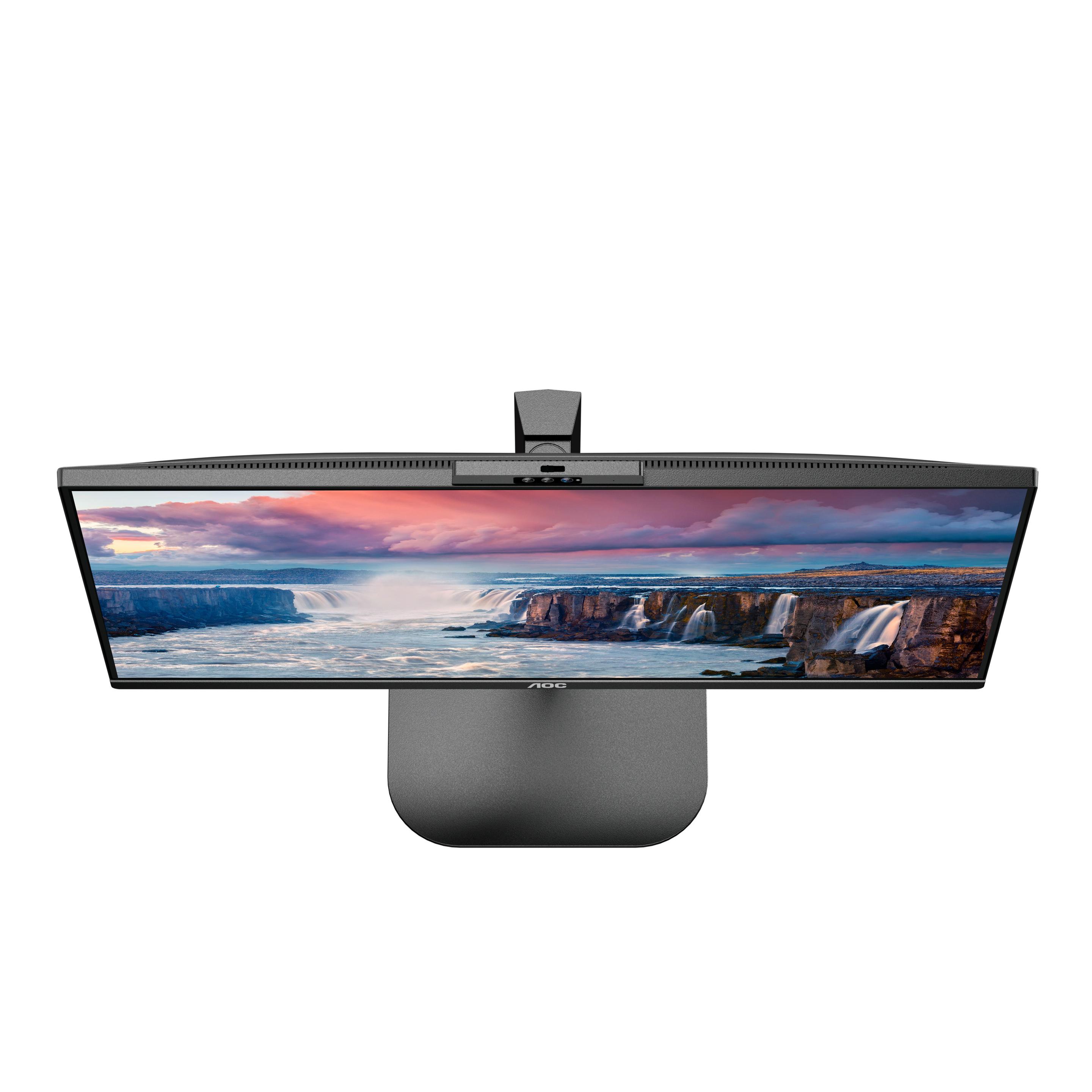 Monitor AOC 24V5CW/BK (23,8" - IPS - 75 Hz - Preto) — miniatura 3