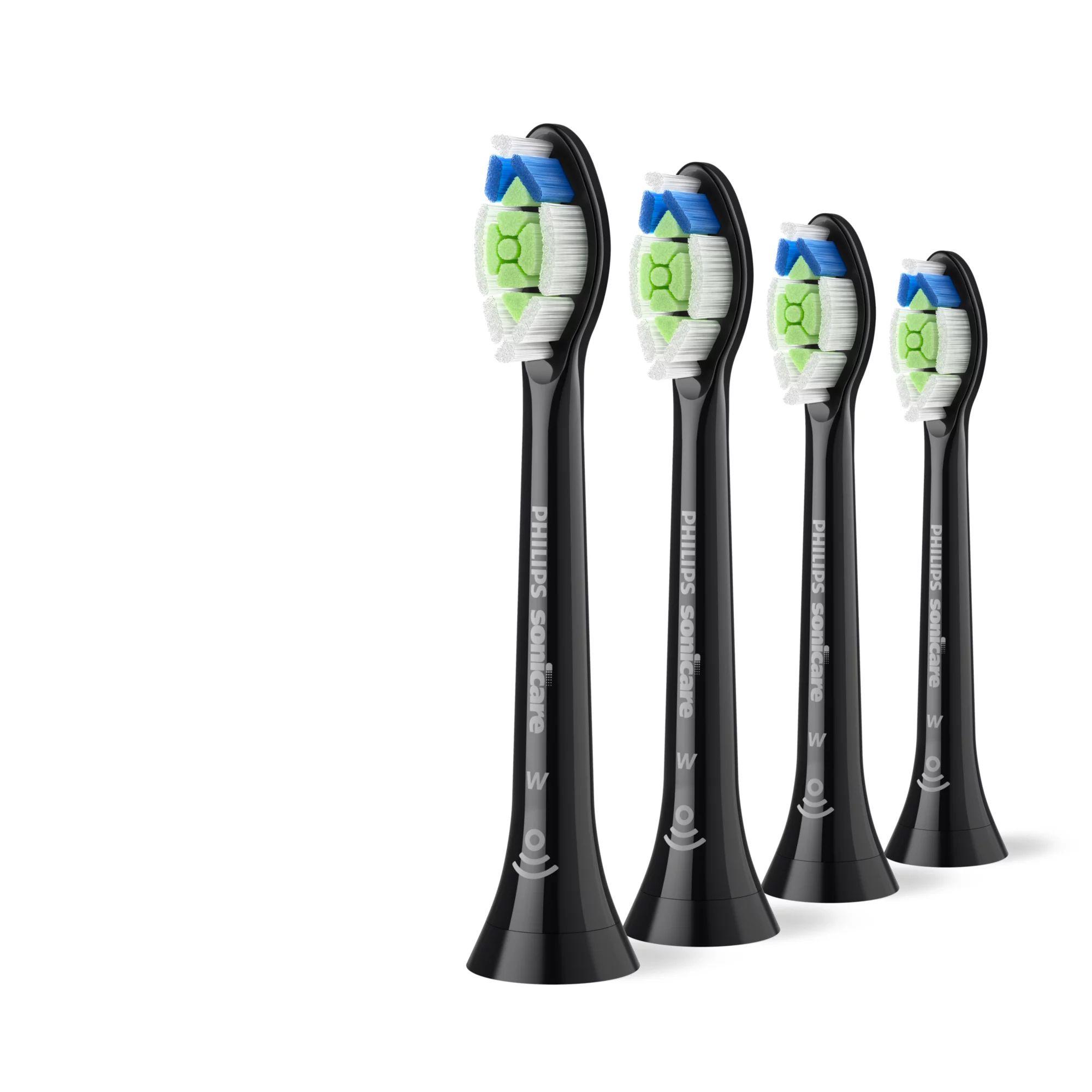Cabeças de Escova de Dentes PHILIPS Sonicare W2 Optimal White HX6064/88 (Preto)