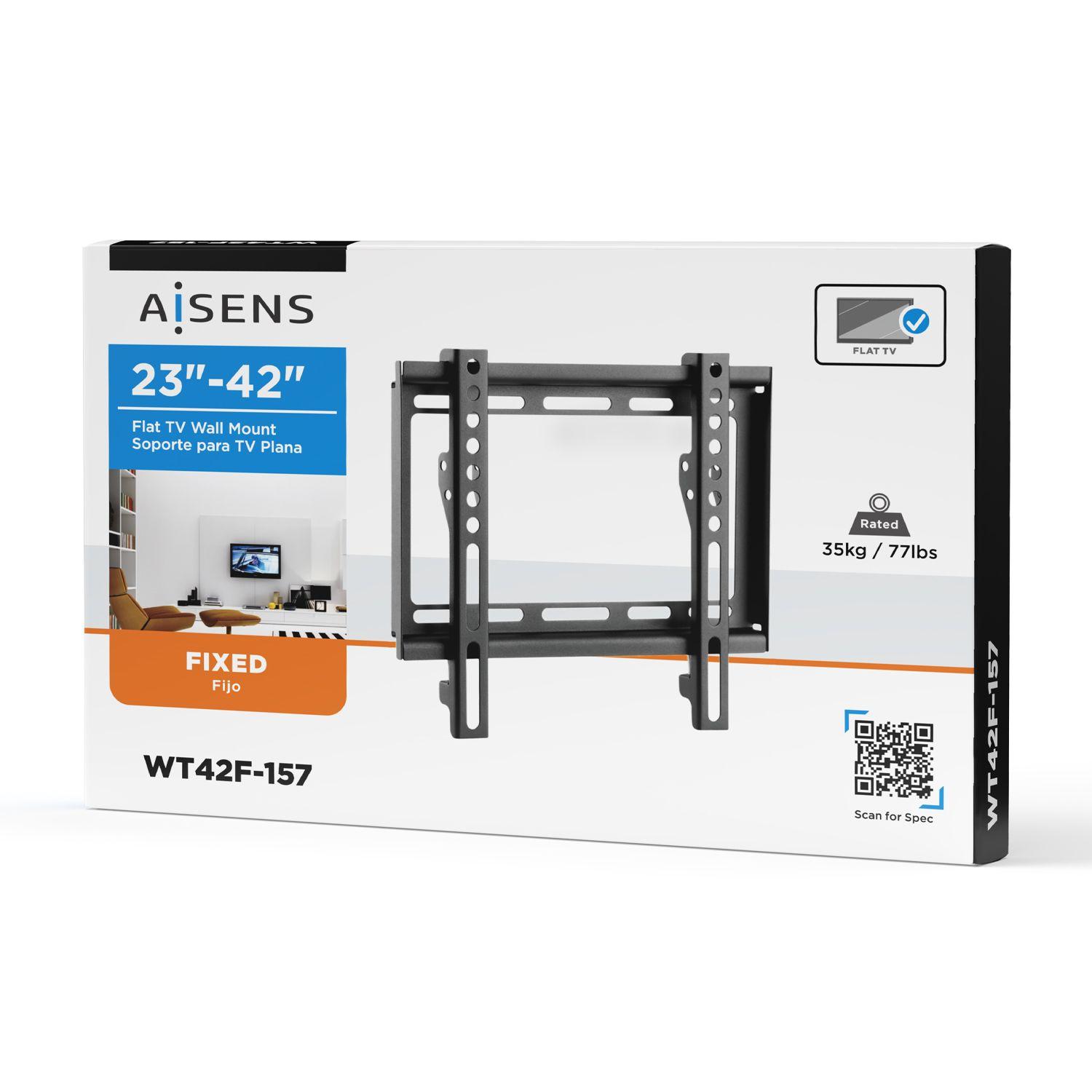 Suporte de Parede TV AISENS WT42F-157 (200 x 200 mm - 50 x 50 mm - 106,7 cm - Preto), miniatura 4