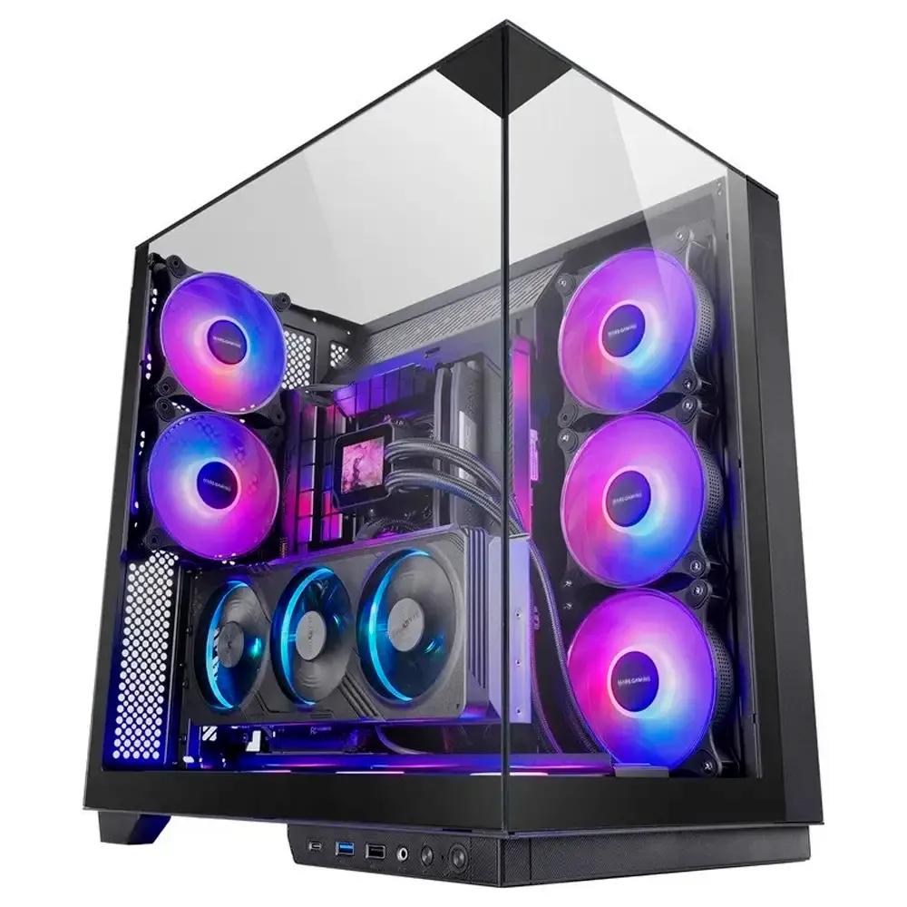 Caixa PC Semitorre MARS GAMING MC-3GF (ATX, micro-ATX, Mini-ITX - Torre - 16,5 cm - Preto) — miniatura 2
