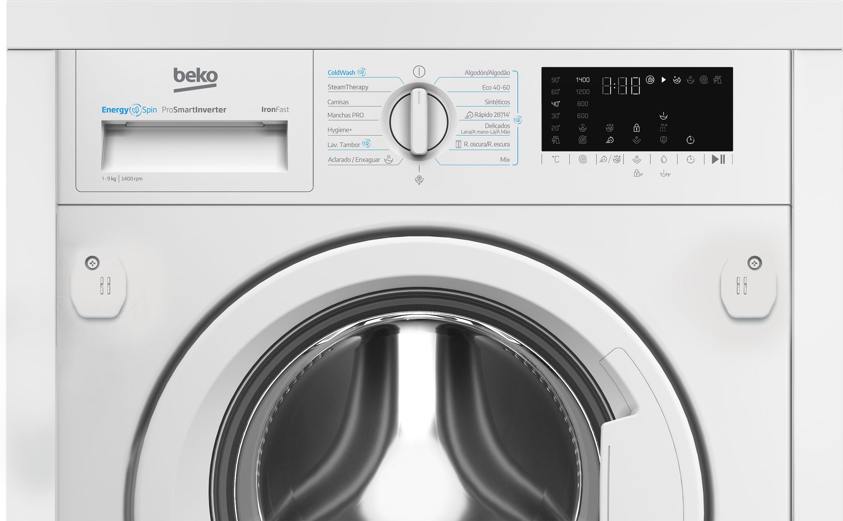 Máquina de Lavar Roupa Encastre BEKO B3WBT49435WB (Altura 82 cm - 9 kg - B - Não aplicável), miniatura 3