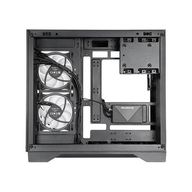 Caixa de Computador CHIEFTEC Visio GM-30B-TG-OP (Mini-ITX, Micro ATX, ATX - Cubo - 17,5 cm - Preto) — miniatura 5