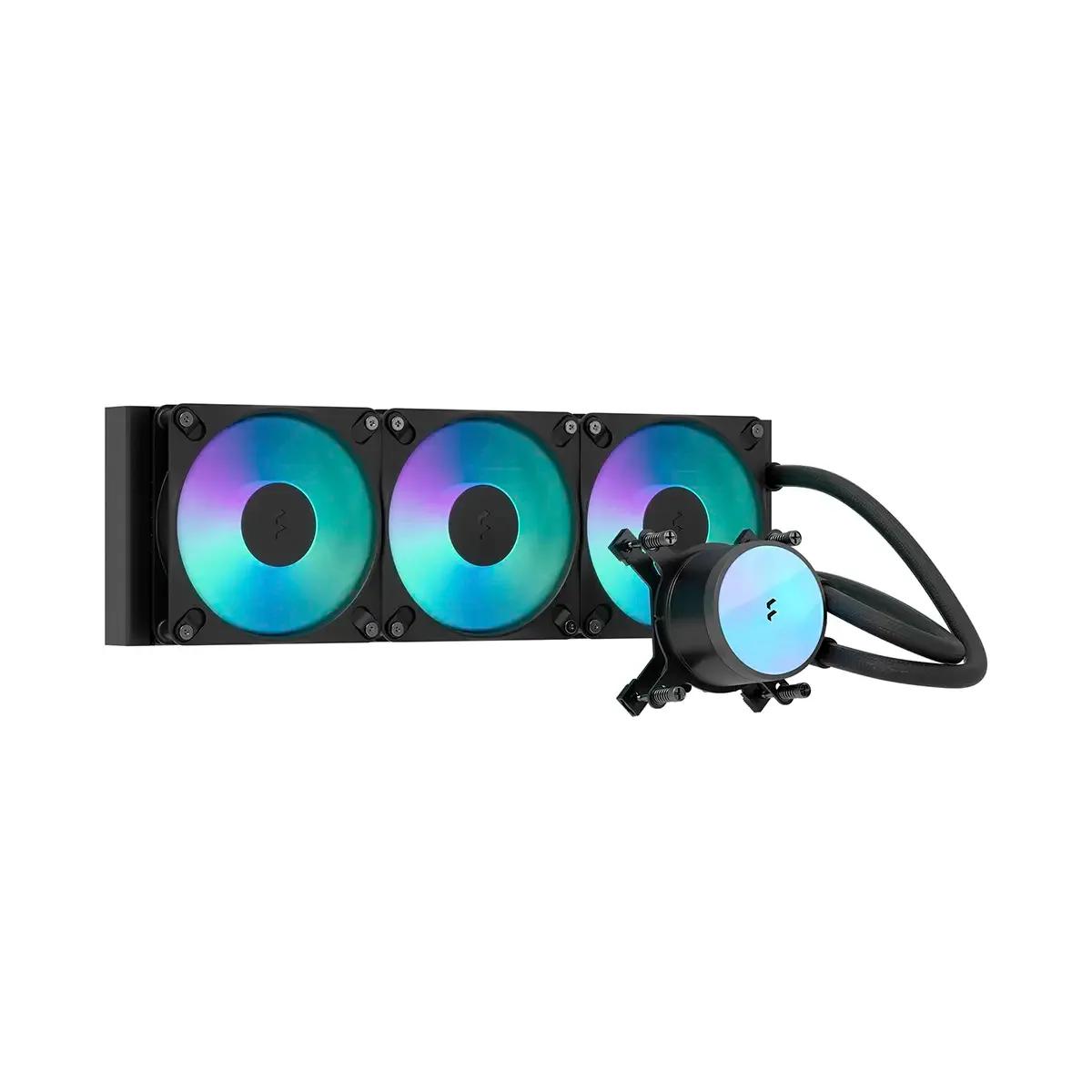 Water Cooler para CPU FRACTAL DESIGN Radius 360 RGB (LGA 1200, AM4, AM5 - LGA 1200, AM5, AM4 - 120 mm - Preto)