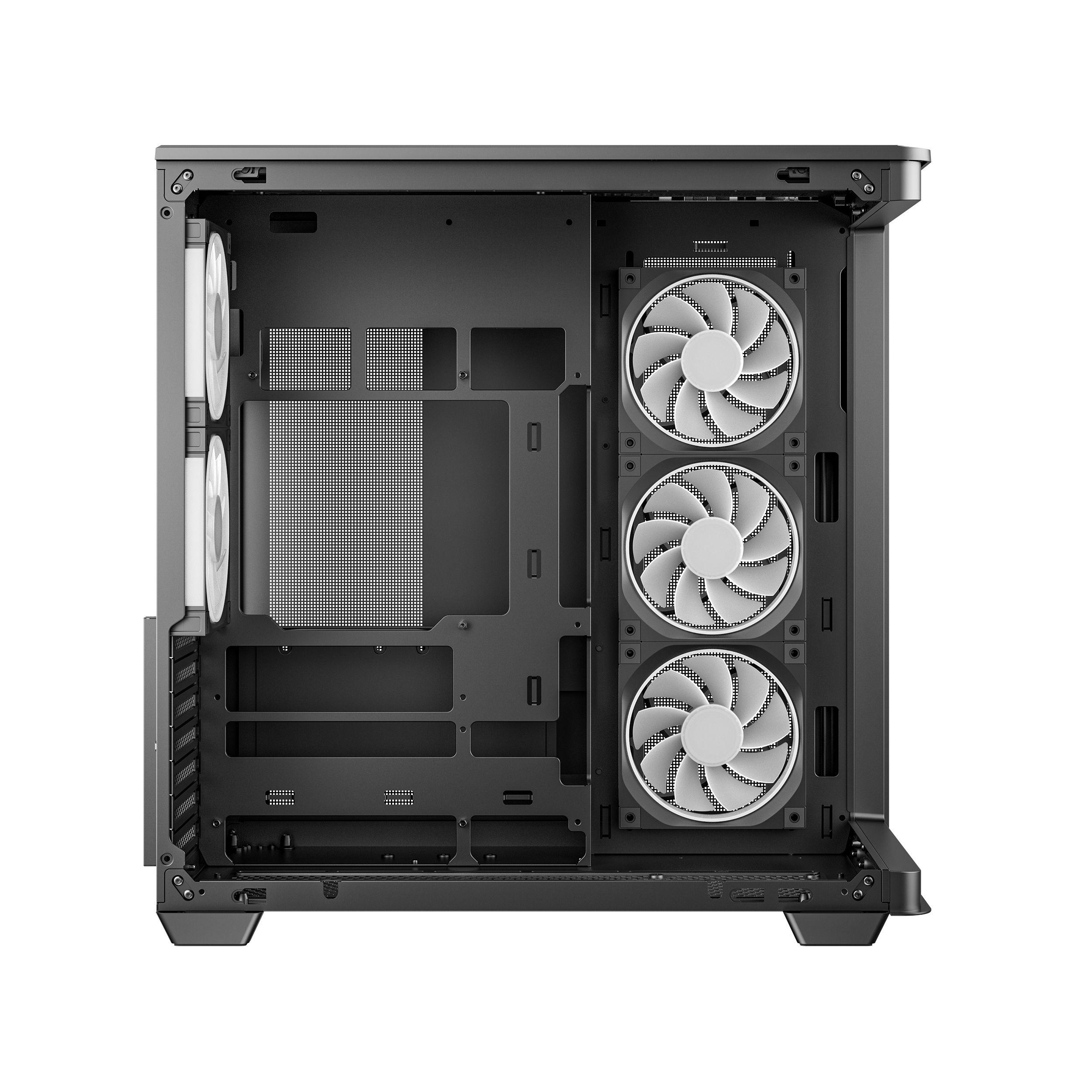 Caixa PC Gaming DEEPCOOL CG590U 5F (ITX, micro ATX, ATX - Tower - 16 cm - Preto) — miniatura 3