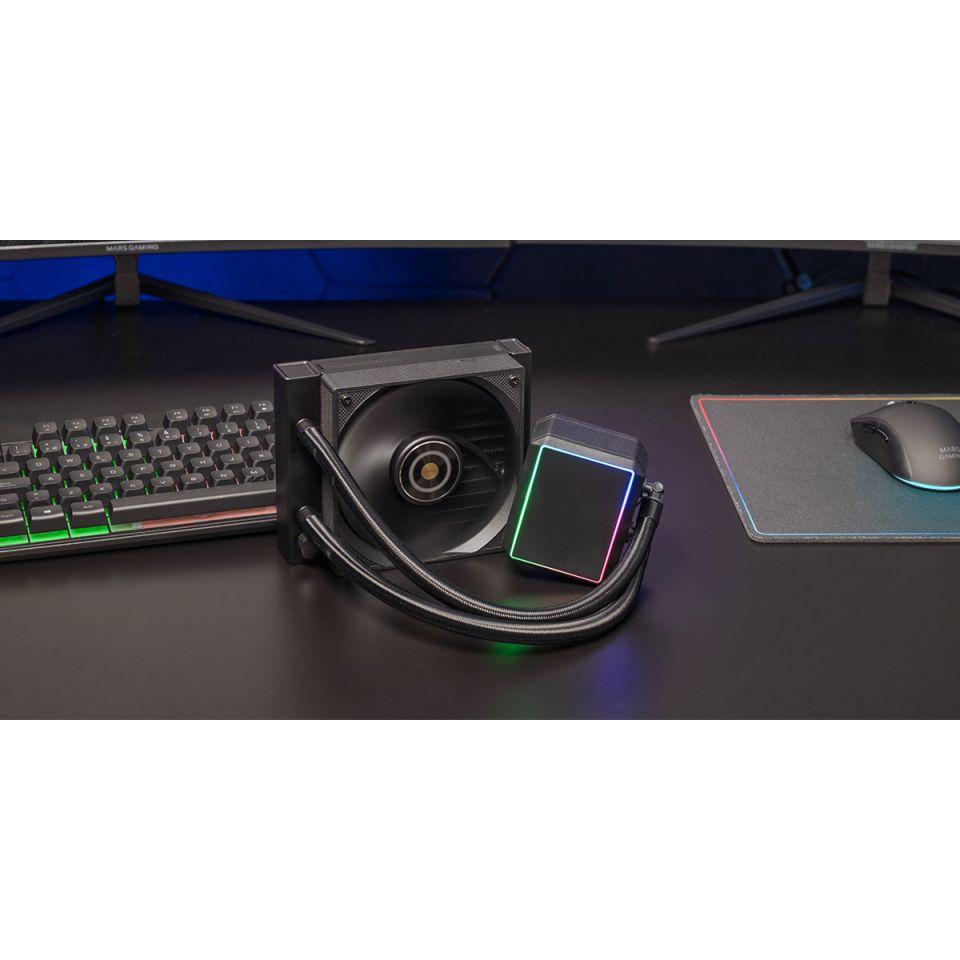 Sistema de Refrigeração Líquida MARS GAMING MLPROII120 (120 mm - 1 ventoinha - 2000 RPM - Preto) — miniatura 4