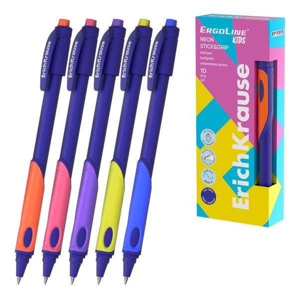 Esferográfica ERICHKRAUSE ErgoLine Kids (Cores Sortidas)