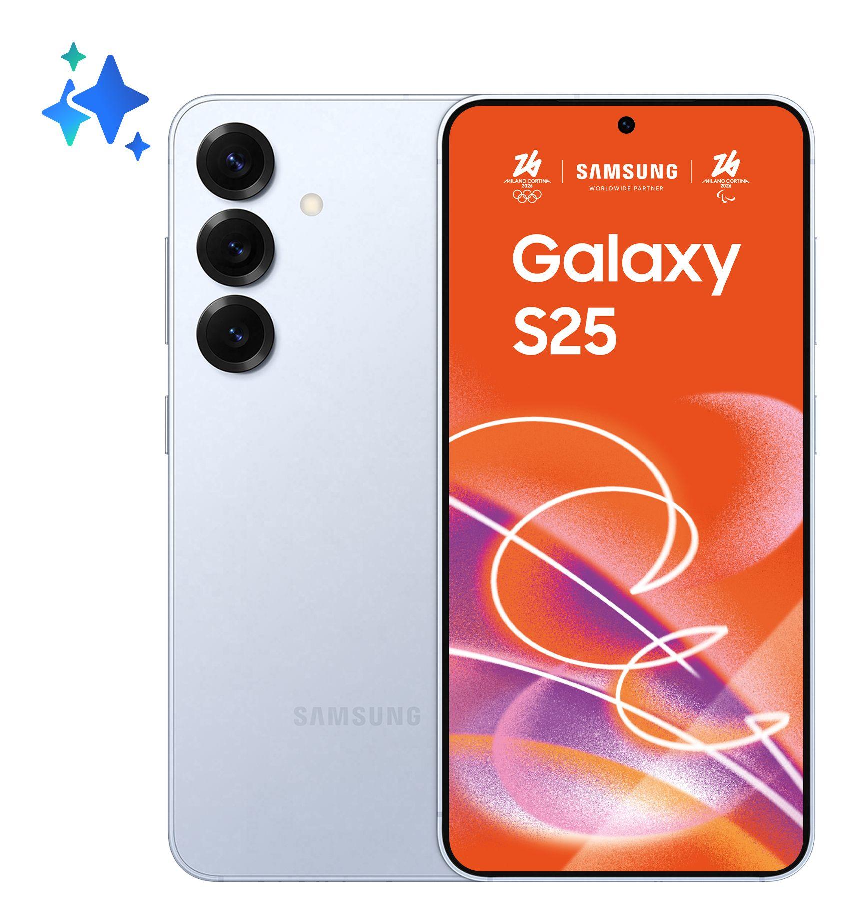 Smartphone SAMSUNG Galaxy S25 (12GB/128GB - 6,2" - Azul)