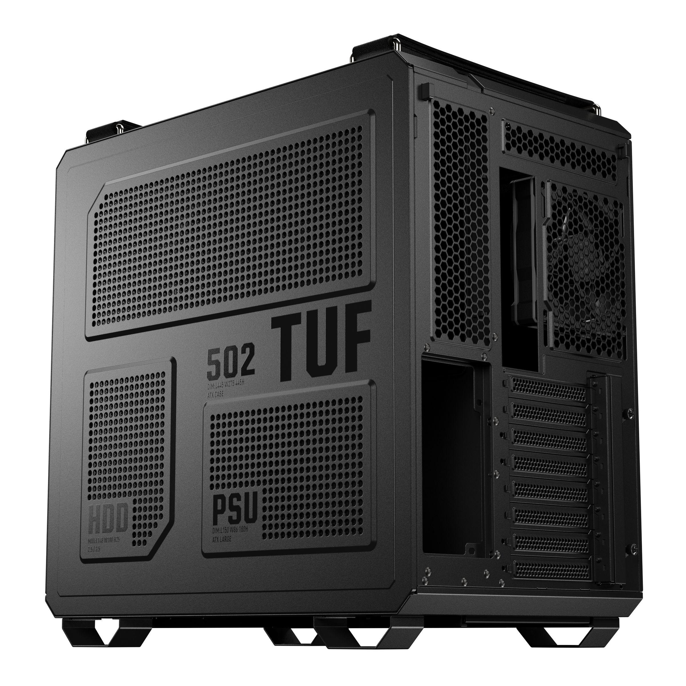 Caixa PC ASUS TUF Gaming GT502 Horizon TG ARGB (ATX, micro ATX, Mini-ITX - Midi Tower - 16,3 cm - Preto) — miniatura 12