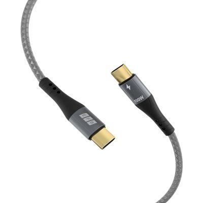 Cabo USB-C EFB USB-CC-00003 (2 m - Cinzento) — miniatura 3
