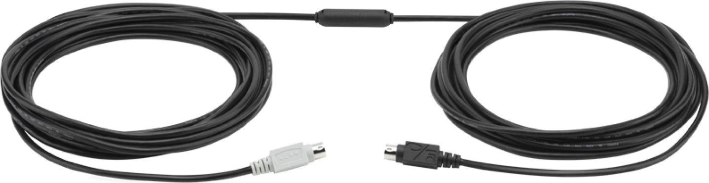 Cabo de Extensão para Videoconferência LOGITECH GROUP (2 x Mini-DIN-6 fêmea - Mini-DIN-6 - Preto) — miniatura 2