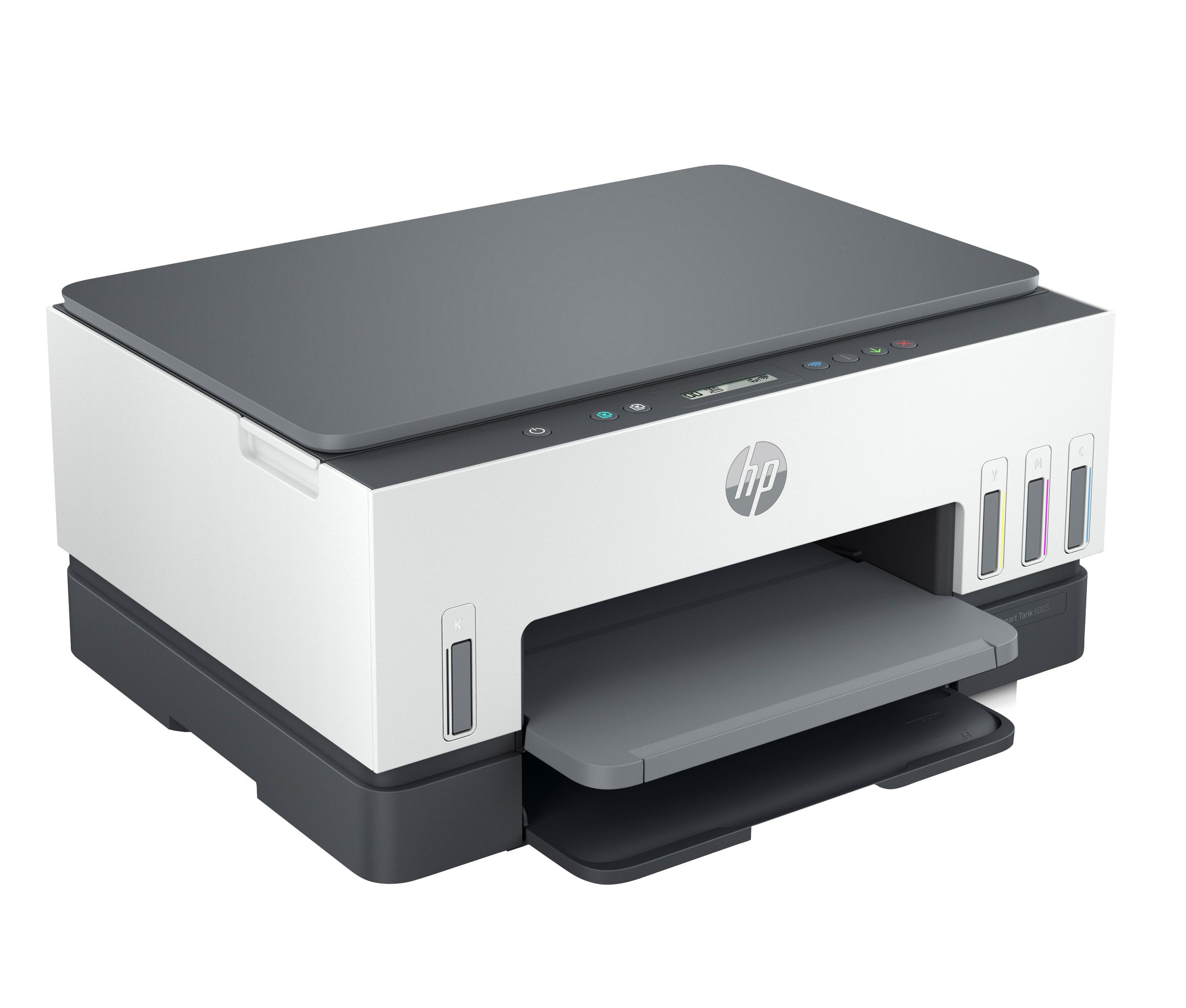 Impressora Multifunções HP Smart Tank 6005 (A4 - Impressão a cores - 150 folhas - Branco e Cinzento), miniatura 3