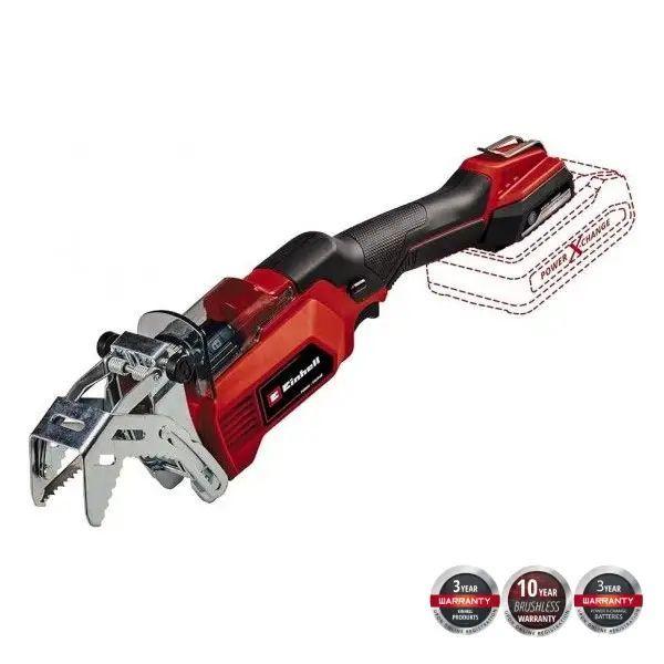 Serra de Jardim a Bateria EINHELL GE-GS 18/150 Li-Solo (18 V - Bateria - Ião-lítio - Preto e Vermelho)