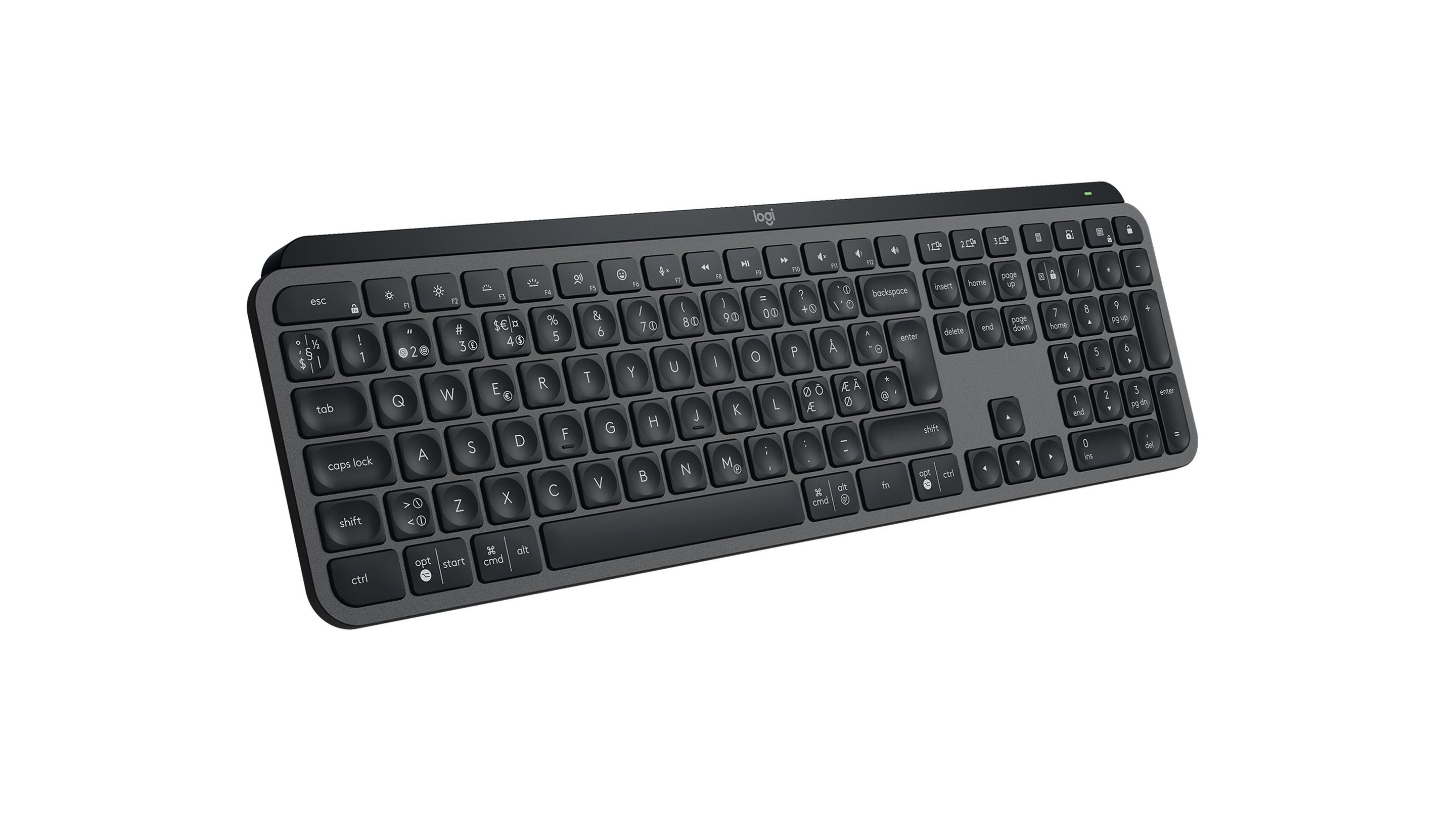Teclado LOGITECH MX Keys S (Nórdico - Teclas tesoura - Tamanho completo - Grafite), miniatura 7