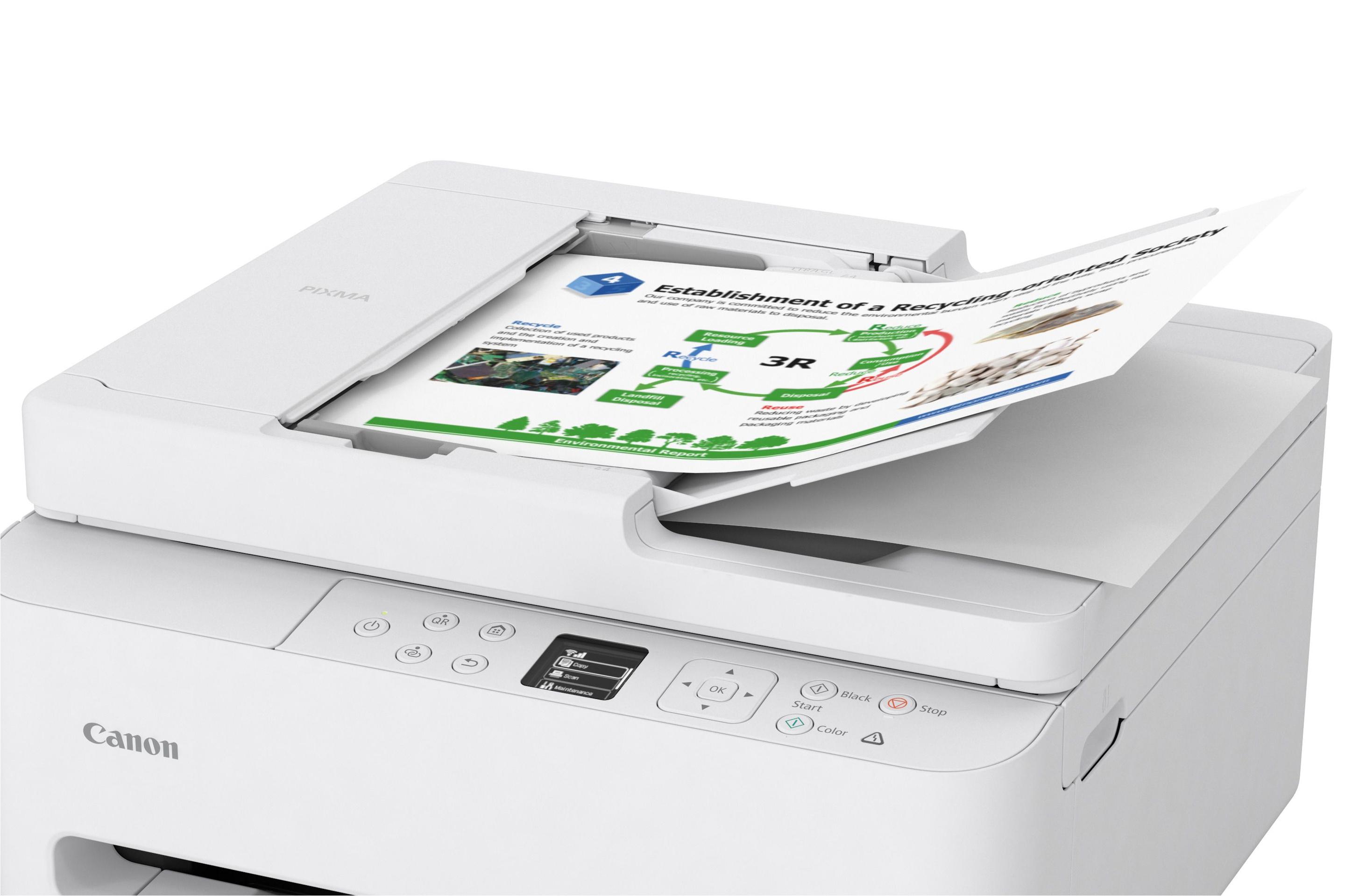 Impressora Multifunções CANON PIXMA TS7550i (A4 - Impressão a cores - 100 folhas - Branco), miniatura 4