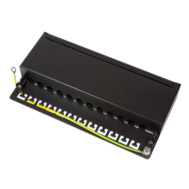 Painel de Patch LOGILINK NP0017 (Cat6 - Preto), miniatura 4