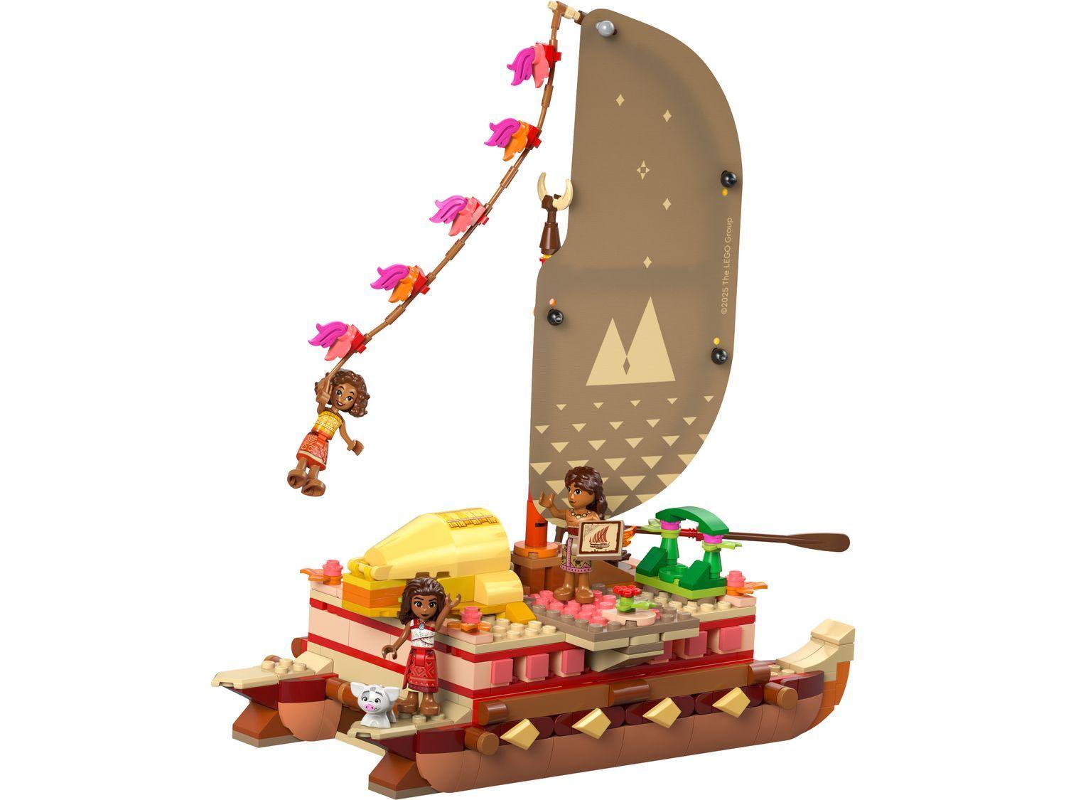 LEGO 43270 Disney Canoa de Aventuras da Vaiana (6+ anos - 529 peças)