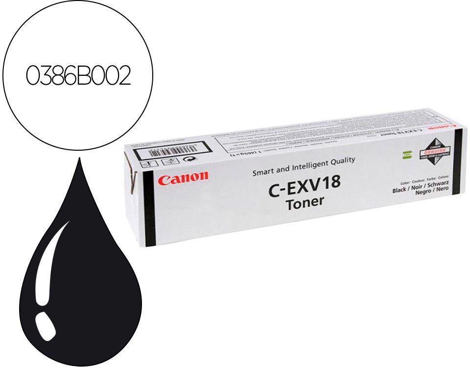 Toner CANON 0386B002 / C-EXV18 (8400 páginas - Canon iR1018, iR1022 - Preto), miniatura 2