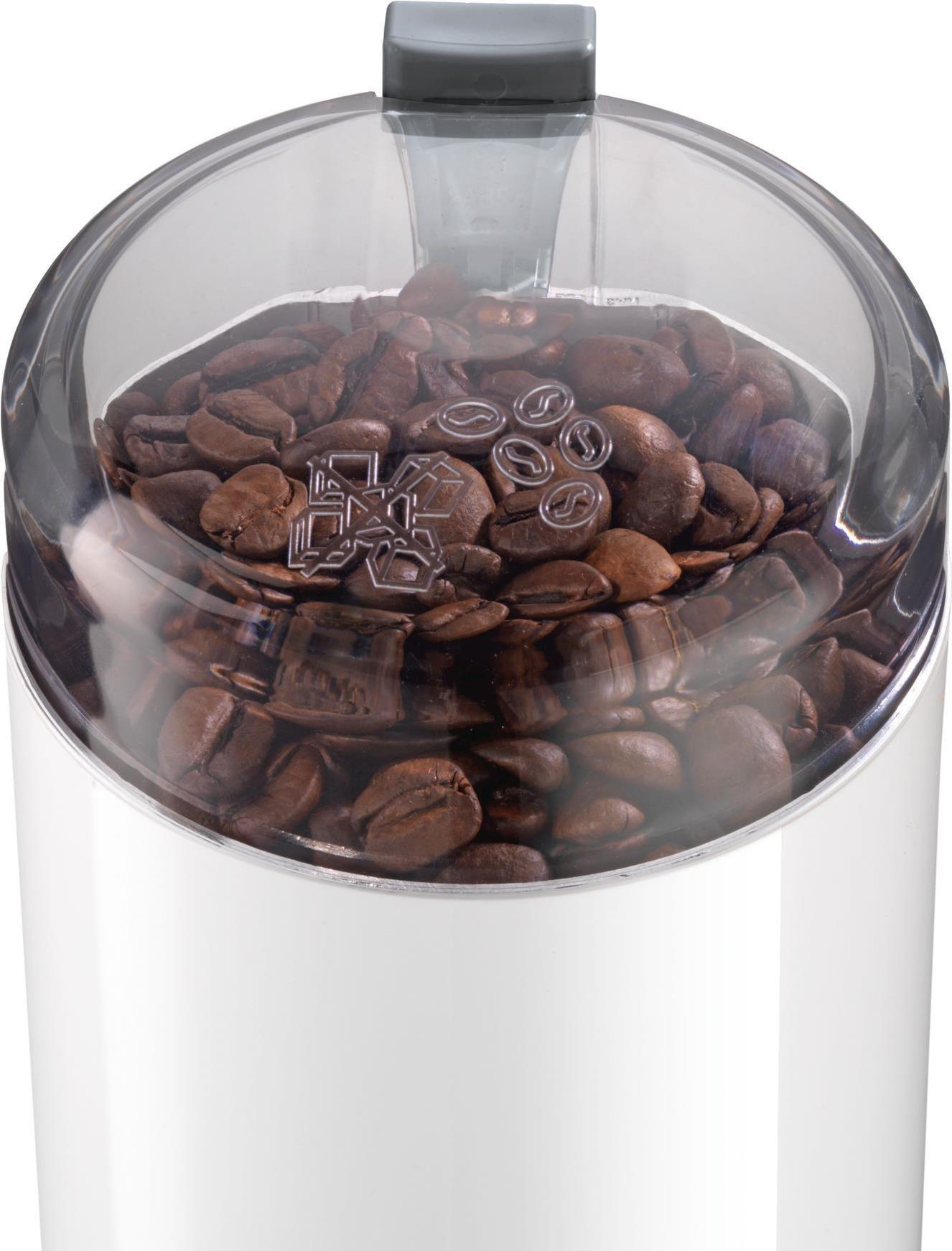 Moinho de Café BOSCH TSM6A011W (180 W - 75 g - Altura 17 cm - Branco)